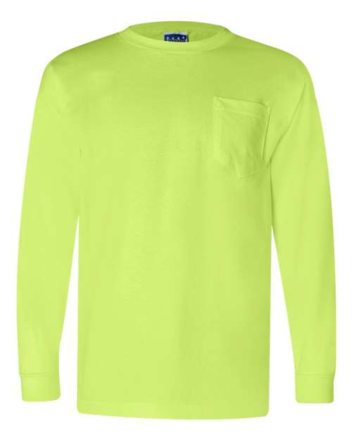 Unisex Union-Made Long Sleeve Pocket T-Shirt Image 4