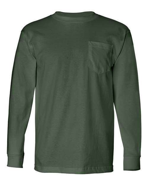 Unisex USA-Made Long Sleeve Pocket T-Shirt Image 6