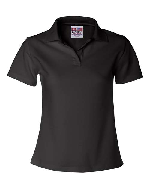 Women's USA-Made V-Neck Polo Image 2