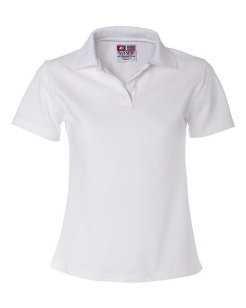 Women's USA-Made V-Neck Polo Image 5