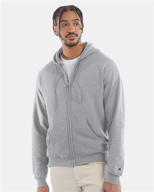 Unisex Powerblend® Full-Zip Hooded Sweatshirt Image 4