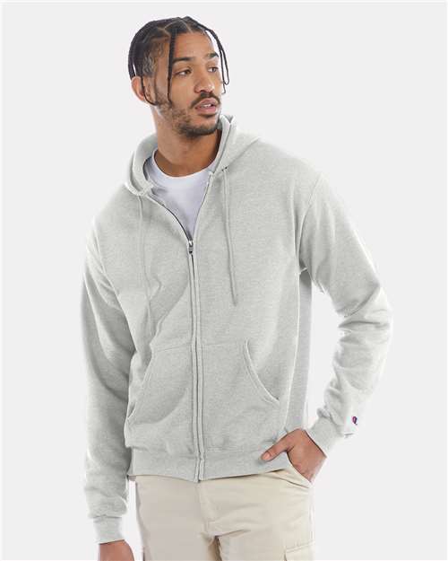 Unisex Powerblend® Full-Zip Hooded Sweatshirt Image 6
