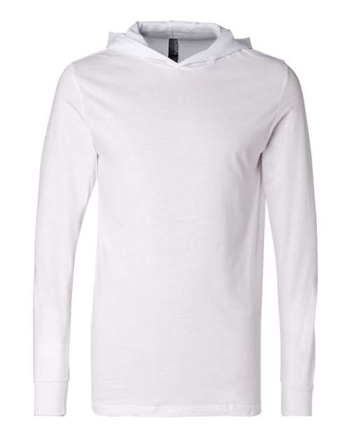 Unisex Jersey Hooded Long Sleeve Tee Image 11