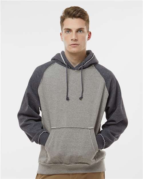 Men's Vintage Heather Hooded Sweatshirt Image 7