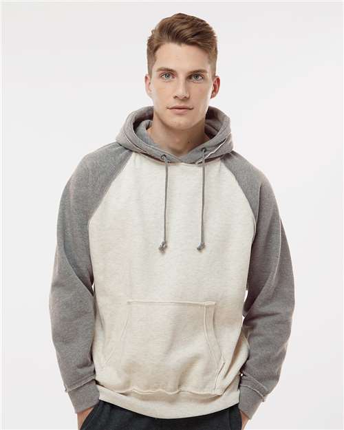 Men's Vintage Heather Hooded Sweatshirt Image 4