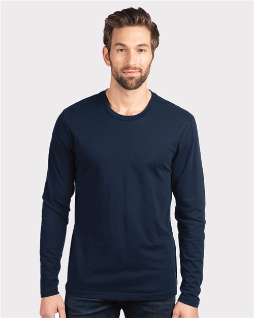 Unisex Cotton Long Sleeve T-Shirt Image 1