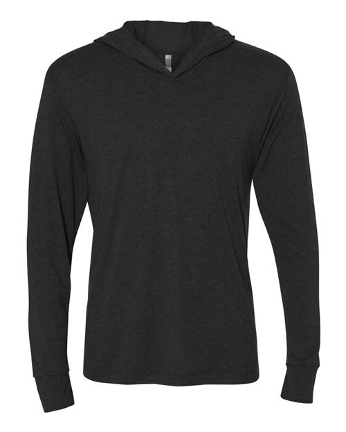 Unisex Triblend Hooded Long Sleeve Pullover T-Shirt Image 1