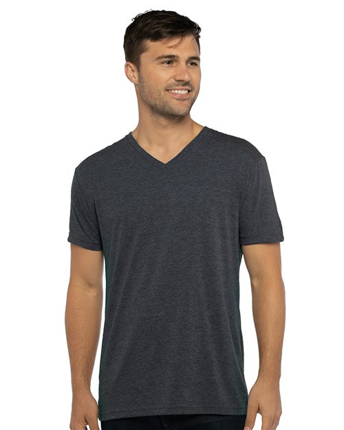 Men's Triblend V-Neck T-Shirt Image 1