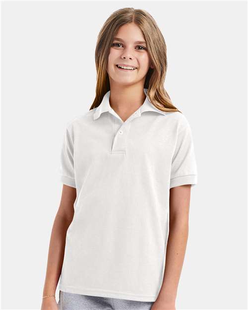 Youth EcoSmart® Jersey Polo Image 9