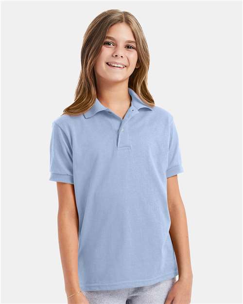 Youth EcoSmart® Jersey Polo Image 6