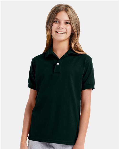 Youth EcoSmart® Jersey Polo Image 3