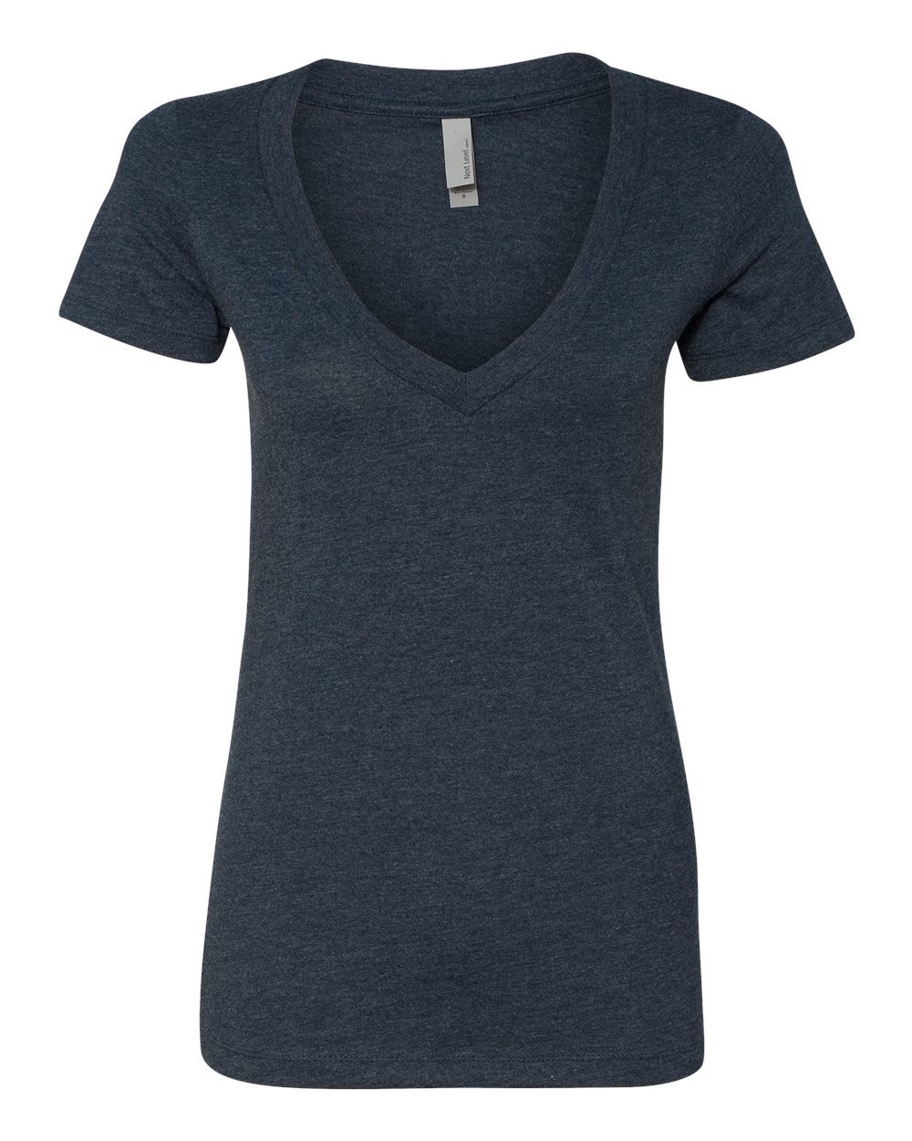 Women’s CVC Deep V-Neck T-Shirt