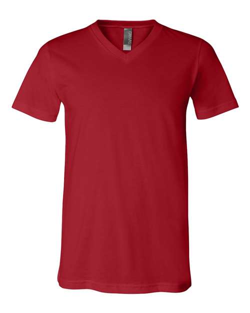 Unisex Jersey V-Neck Tee Image 6