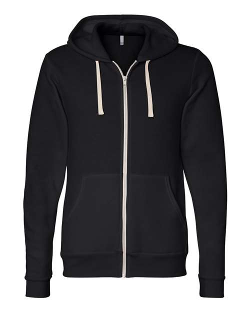 Unisex Triblend Sponge Fleece Full-Zip Hoodie Sweatshirt Image 5