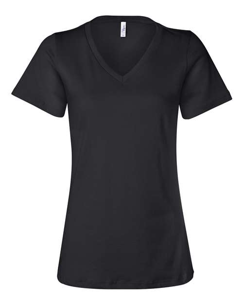 Women’s Relaxed Jersey V-Neck Tee Image 4