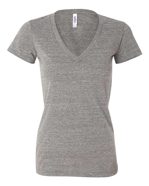 Women’s Triblend Deep V-Neck Tee Image 5