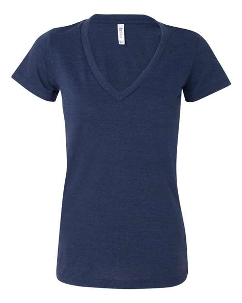 Women’s Triblend Deep V-Neck Tee Image 6
