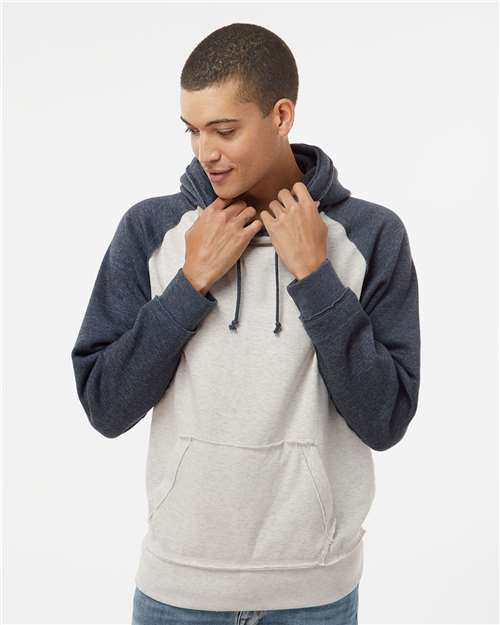 Men's Vintage Heather Hooded Sweatshirt Image 5