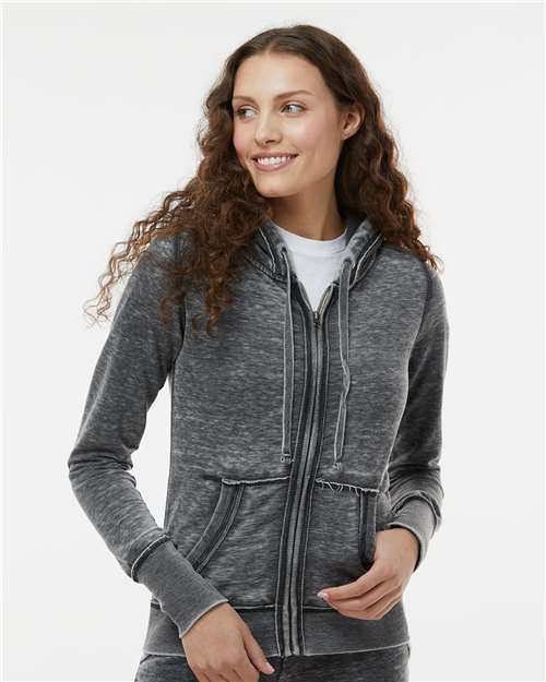 Women's Zen Fleece Full-Zip Hooded Sweatshirt Image 3