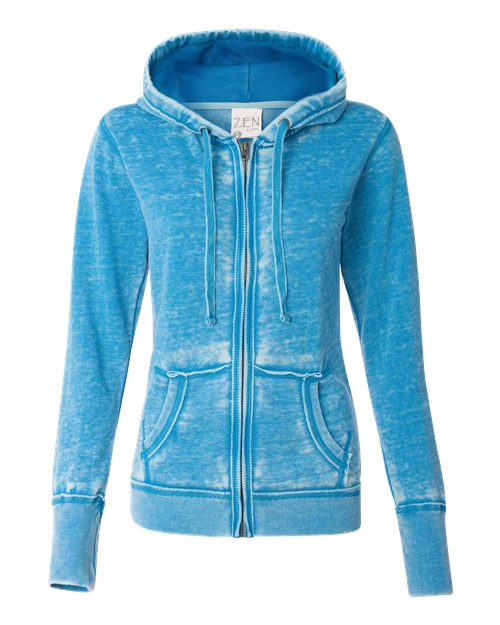 Women's Zen Fleece Full-Zip Hooded Sweatshirt Image 4