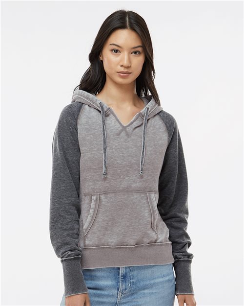 Women's Zen Fleece Raglan Hooded Sweatshirt Image 1