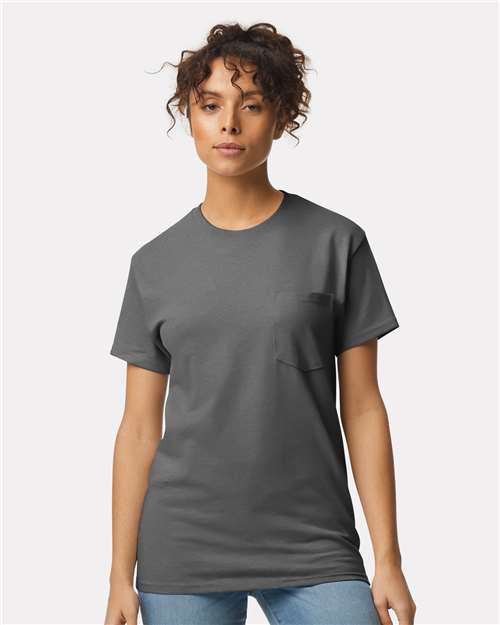 Unisex Ultra Cotton® Pocket T-Shirt Image 4