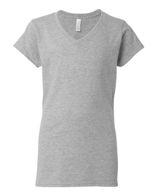 Women's Softstyle® V-Neck T-Shirt Image 9