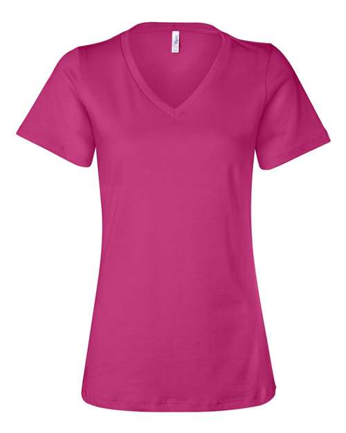 Women’s Relaxed Jersey V-Neck Tee Image 3