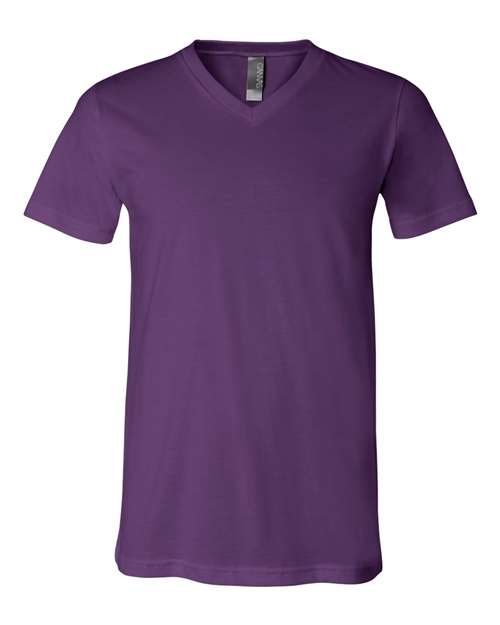 Unisex Jersey V-Neck Tee Image 23