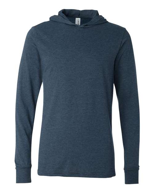 Unisex Jersey Hooded Long Sleeve Tee Image 8