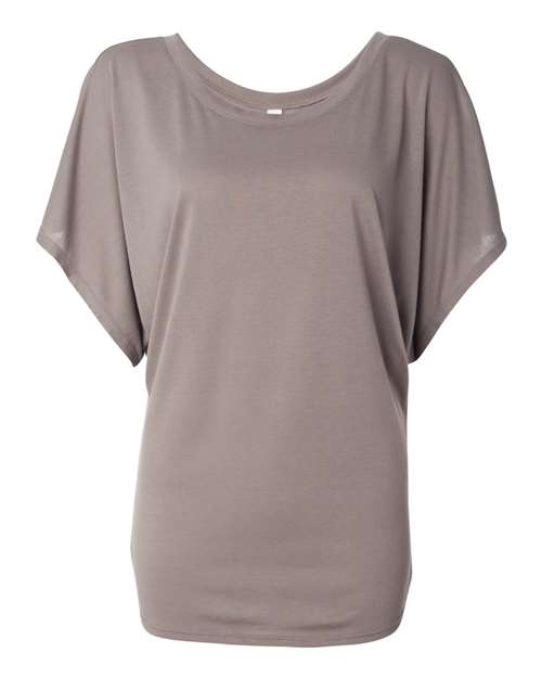 Women’s Flowy Draped Dolman Tee Image 3