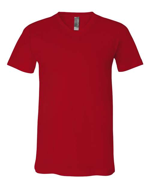 Unisex Jersey V-Neck Tee Image 20