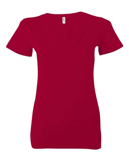 Women’s Jersey Deep V-Neck Tee Image 11