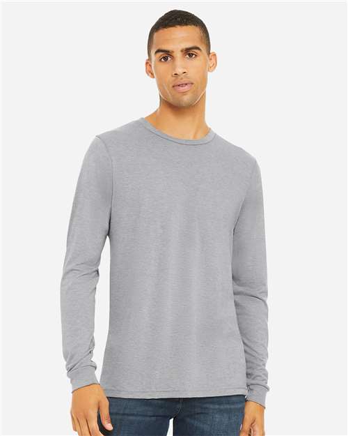 Unisex Triblend Long Sleeve Tee Image 2