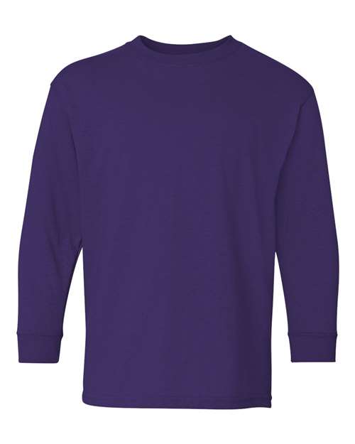 Youth Heavy Cotton™ Long Sleeve T-Shirt Image 8