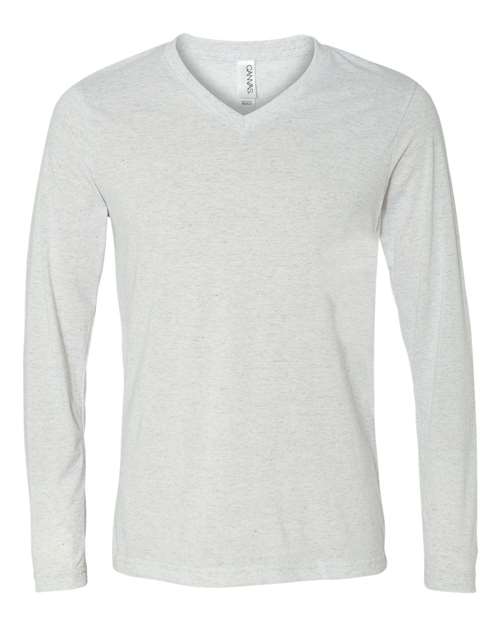 Unisex Long Sleeve V-Neck Tee Image 8