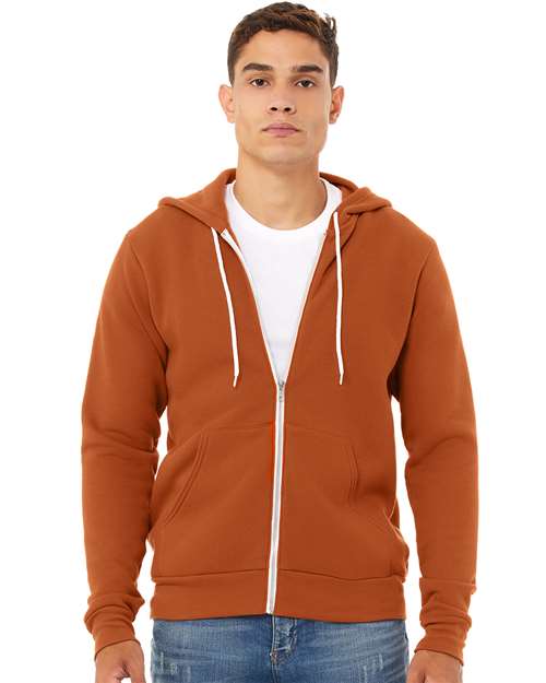 Unisex Sponge Fleece Full-Zip Hoodie Sweatshirt Image 6