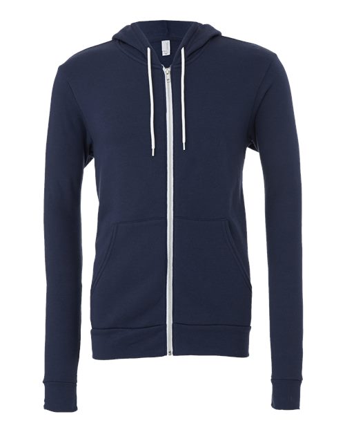 Unisex Sponge Fleece Full-Zip Hoodie Sweatshirt Image 36