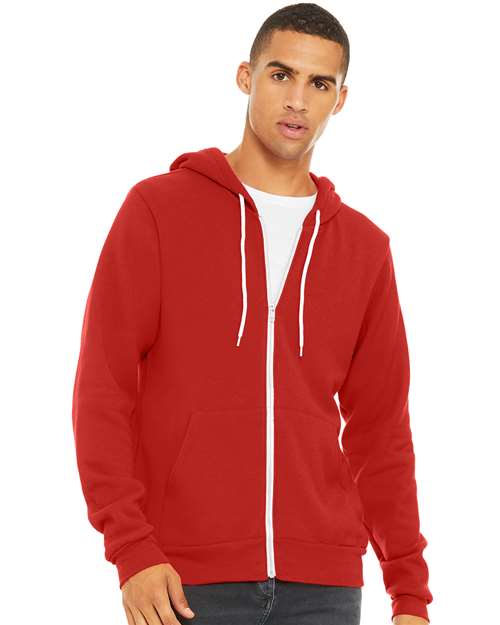 Unisex Sponge Fleece Full-Zip Hoodie Sweatshirt Image 39