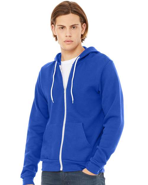 Unisex Sponge Fleece Full-Zip Hoodie Sweatshirt Image 46
