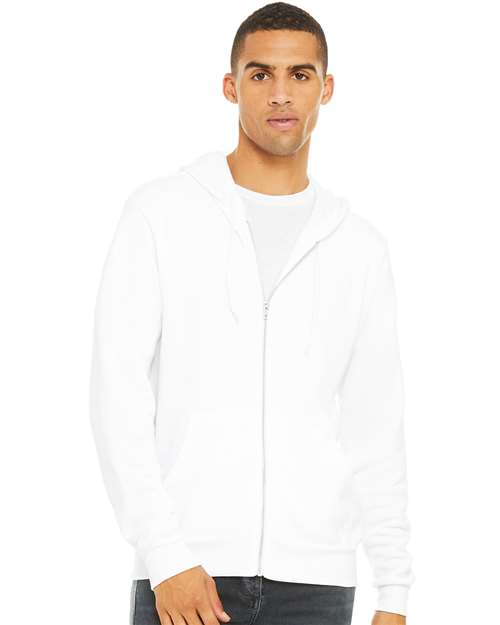 Unisex Sponge Fleece Full-Zip Hoodie Sweatshirt Image 50