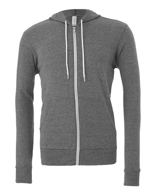 Unisex Sponge Fleece Full-Zip Hoodie Sweatshirt Image 12
