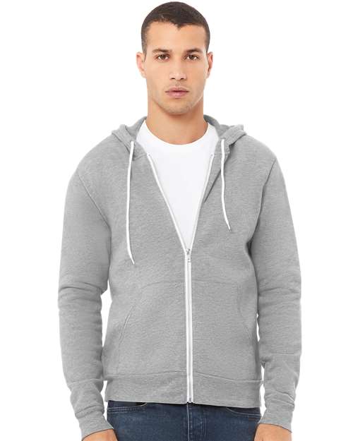 Unisex Sponge Fleece Full-Zip Hoodie Sweatshirt Image 4