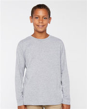 Youth Fine Jersey Long Sleeve Tee Image 1