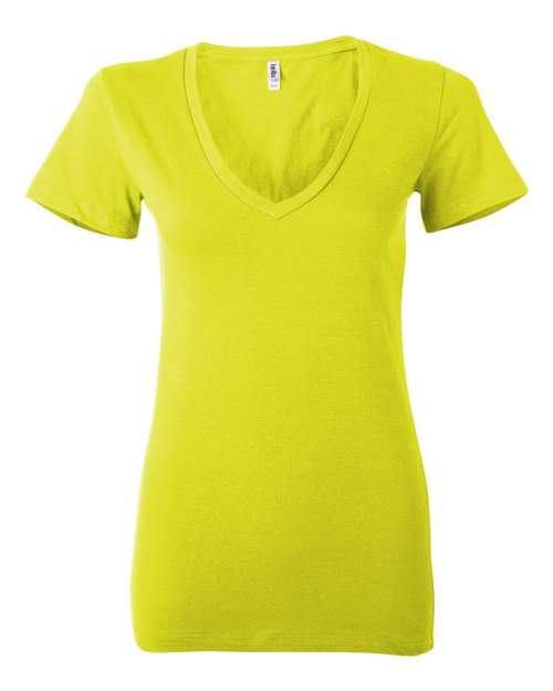 Women’s Jersey Deep V-Neck Tee Image 10