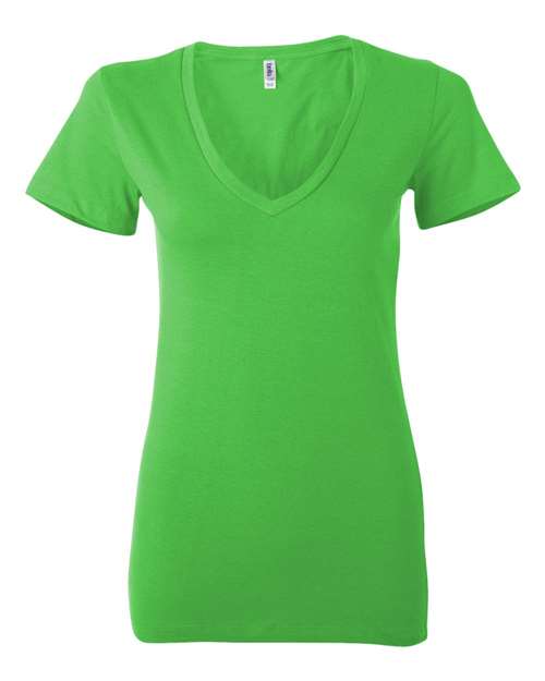 Women’s Jersey Deep V-Neck Tee Image 9