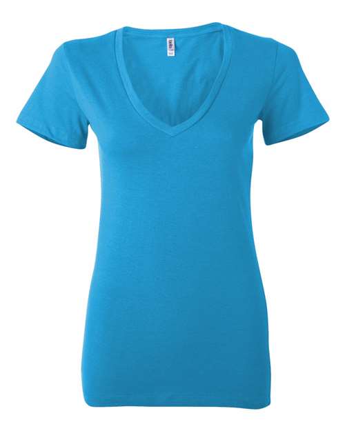 Women’s Jersey Deep V-Neck Tee Image 8