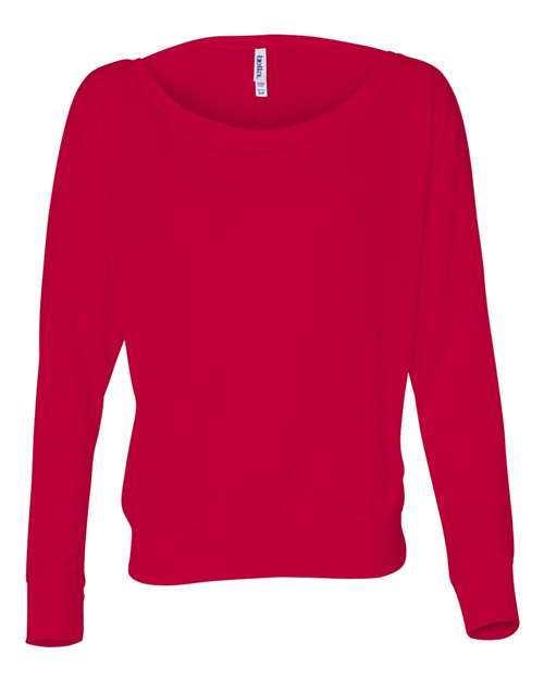 Women’s Flowy Off Shoulder Long Sleeve Tee Image 5