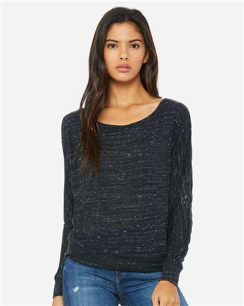 Women’s Flowy Off Shoulder Long Sleeve Tee Image 2