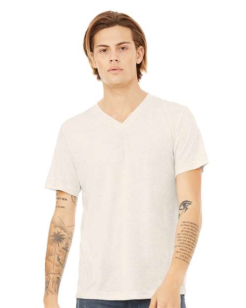 Unisex Triblend V-Neck Tee Image 18